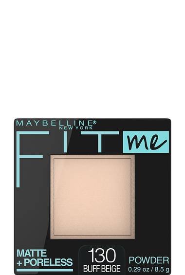 Maybelline Fit Me Matte Poreless Powder 130 Buff Beige 041554433807 primair