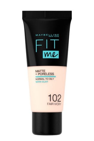 Maquillage visage fond de teint Fit Me matte poreless Fair Porcelain