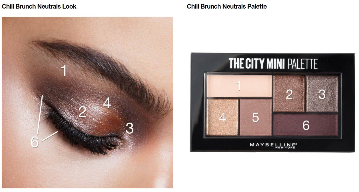 Maybelline City Mini Palettes voting Eye macro chill brunch neutres