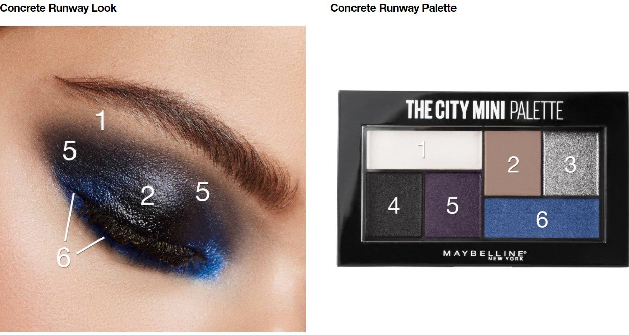 Maybelline City Mini palettes voting Macro œil concrete runway