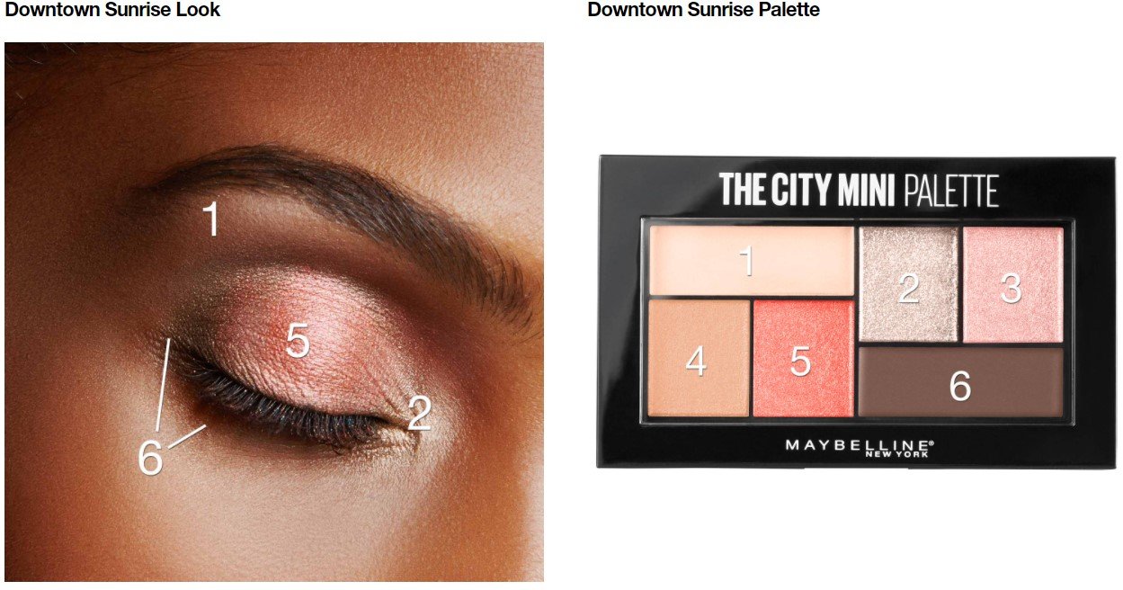Maybelline City Mini palettes voting eye macro dowtown sunrise